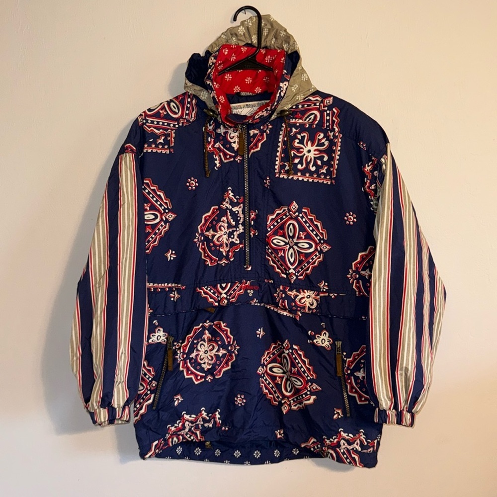 Obermeyer ladies half Zip Hooded Ski Snowboard Outdoor Active Coat size small